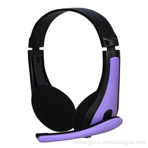 Wired Gaming Headphones, Microphones Can be 105° Rotation